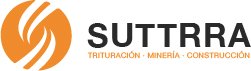 Logotipo de SUTTRRA, empresa mexicana especializada en trituración, minería y construcción.